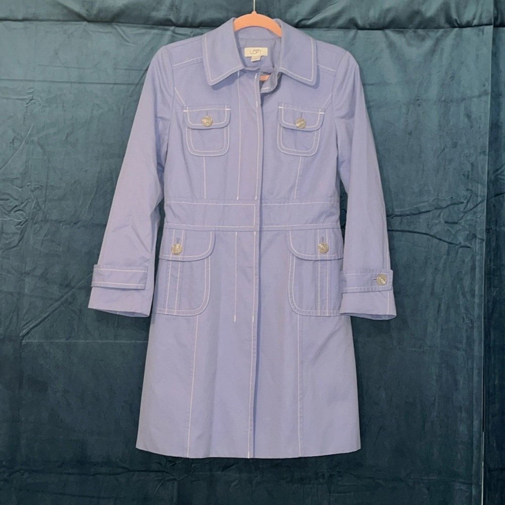 Barely Worn Adorable Mod Short Trench/Rain Coat